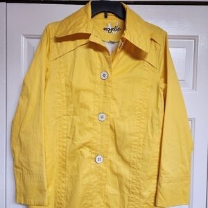 Yellow Button-Up Jacket
